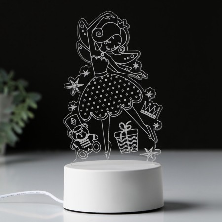 Acrylic lamp “Let Dreams come true”, model GBV-0121-2