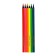 Neon pencils, 6 colors, "kalyak-little", three-sided neon