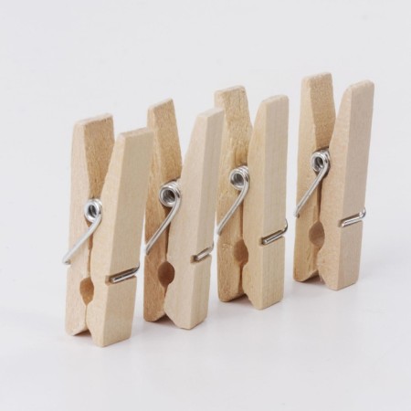 Decorative clothespins "Classic" (set of 20 pieces) 3.5 cm, tree-1