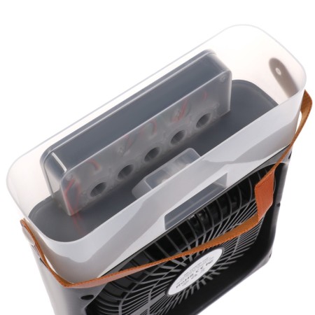 LOF-06 portable fan, with a moisturizer function, 3 speeds, USB power, black-6