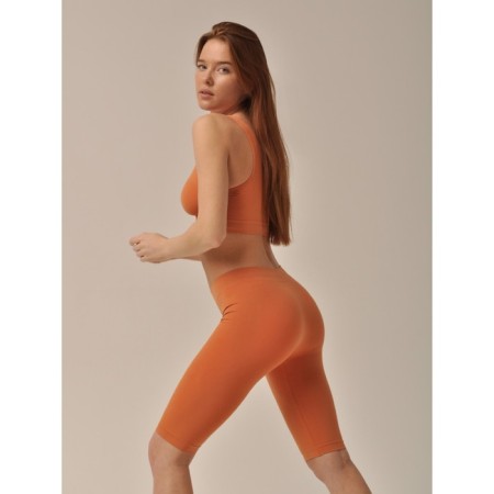 Short Leggings bicycles, size l, caramel color-1