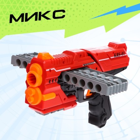 Rapid blaster shoots with soft bullets, complete with targets, mix color-4