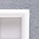 Photo frame plastic L-4 21x30 cm, white (plastic screen)