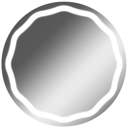 Domino Budapest mirror, size 700x700 mm, with backlight