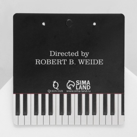 Acrylic earrings Directed by, black and white color-2