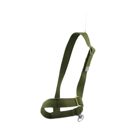 Drunking from tarpaulin, single, adjustable, reinforced, with a swivel, for cattle