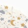 Combineson children's closed legs, white color/stars, height 68 cm