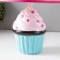 The desktop lamp with the lampshade "Pies in the blue cup" E14 40W 30x20x20 cm