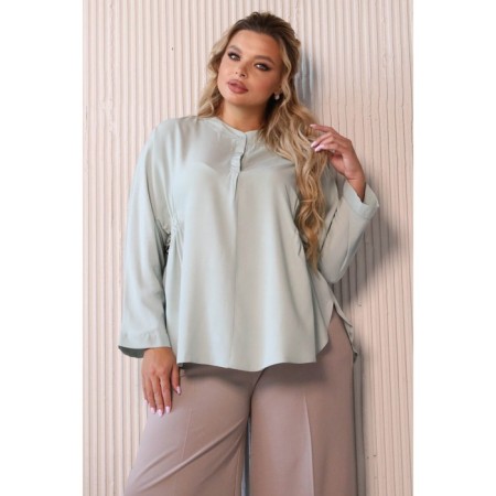 Female blouse, size 54, mint color