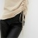 Women's T-shirt with Kulika Minaku Regular Fit: Beige color, pr 48