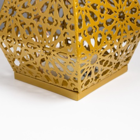 Spinker "Eastern Lantern. Pyramid" LED from batteries 3haaa gold 22x10.5x10.5 cm Risalux-6