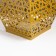 Spinker "Eastern Lantern. Pyramid" LED from batteries 3haaa gold 22x10.5x10.5 cm Risalux