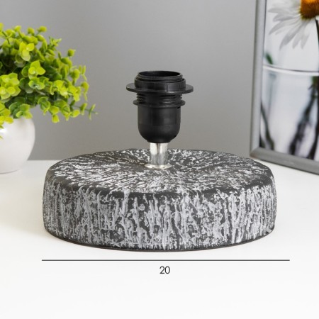 The base for the desktop lamp "Succa" E27 40W is black 26x26x23 cm Risalux