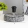 The base for the desktop lamp "Succa" E27 40W is black 26x26x23 cm Risalux