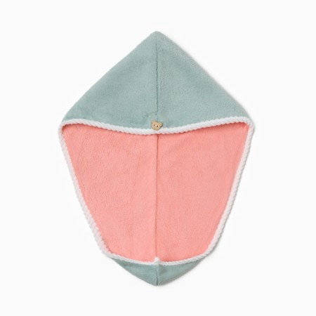 Cup for drying the hair Ethel, col. gray/pink, 25*60 cm, 100% p/e