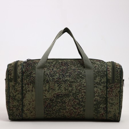 Road bag with lightning, 3 pockets, long belt, khaki color-1