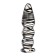 Sexus Glass anal plug, glass, transparent, 13.5 cm, d = 3.5 cm