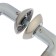 Separate handle Lockland 012 SN/CP, Sat color. Nickel/chrome
