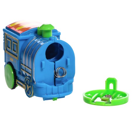 Railway "Funny Journey", 2 steam locomotives, works from batteries-16