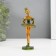 Polystone souvenir "Ballerina in a green pack" 13.2x5.3x5.2 cm