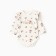 Body baby with long sleeve, white color, height 74