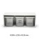Qualy storage set, 4 pcs