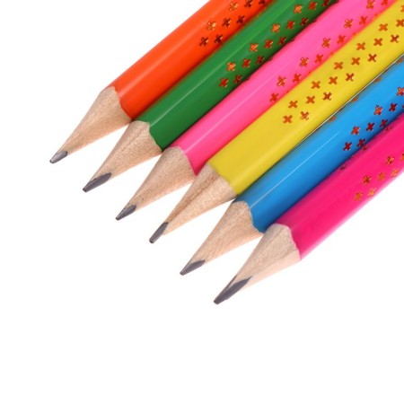 Chernographic pencil with NV eraser, trihedral sharpened corps, in a tube, mix-5