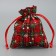 Bag gift canvas "New Year stories", snowflakes, 10 x 12 cm +/- 1.5 cm, New Year