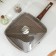 Granite Graporal Granite, square, 28 × 28 cm, removable handle, glass cover, anti-stick coating, brown color