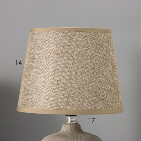 Traffic lamp with lampshade Risalux "Sandra", E14, 40 W, beige, 18 × 18 × 33.5 cm-2