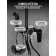 The shower system Zein Z3864, mixer, upper, manual and hygienic watering can, brass, black