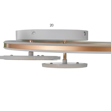 Luer with PDD "Ringo" 3XLED 50W 3000-6000K gold 45x40x7 cm Bayerlux-8