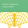 Decorative fence, 34 × 270 cm, 6 sections, plastic, yellow, “diadem”