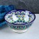 Rishtan ceramics "flowers" 15 cm, small, blue