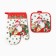 New Year. Kitchen set of 2 perm of the share "Holidays" Take 17*17cm, mittens-castle 26*16cm, 100%p/e