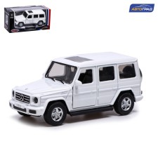 Metal Mercedes-Benz G350D, 1:42, inertia, doors open, white color