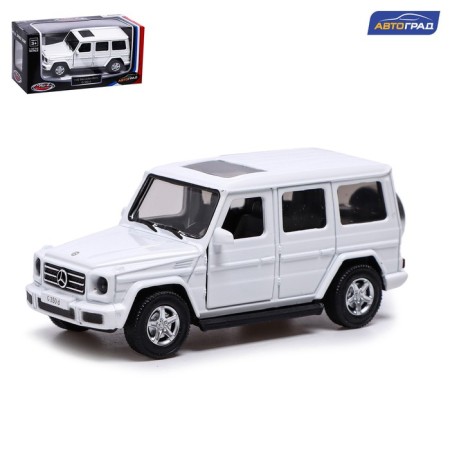 Metal Mercedes-Benz G350D, 1:42, inertia, doors open, white color
