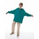 Hoody for the boy Pelican, height 146 cm, emerald color