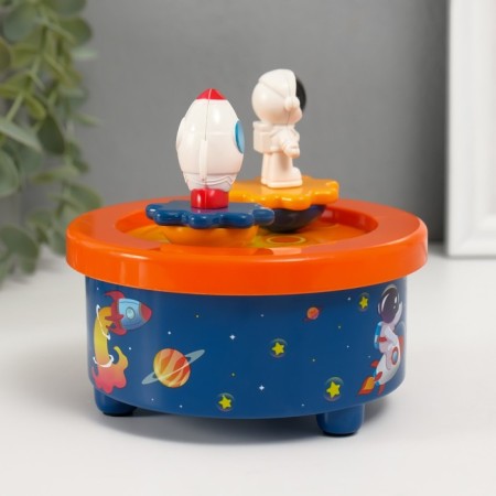 Musical Mechanical Magnetic Magnetic "Space Adventures" 12.2x12.2x1.5 cm-2