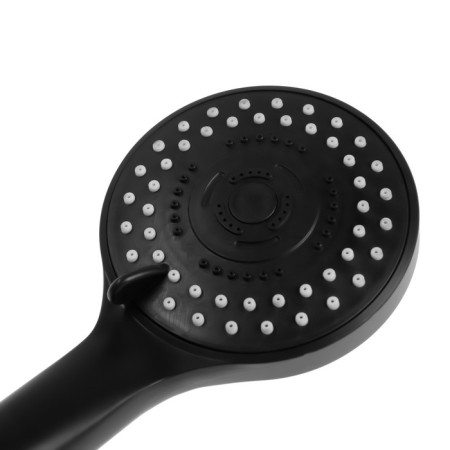 Shower Set Zein Z0106, hose 150 cm, nuts, holder, watering can 5 modes, black-8