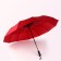 Automatic umbrella "Lanford", 3 additions, 12 spokes, r = 51 cm, burgundy color