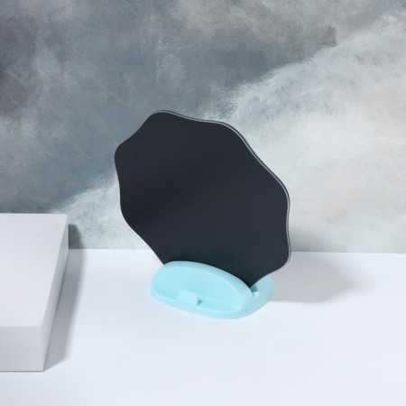 Mirror desktop oval (1) b/took 17*18*9.5cm plastic mix K/box QF-3