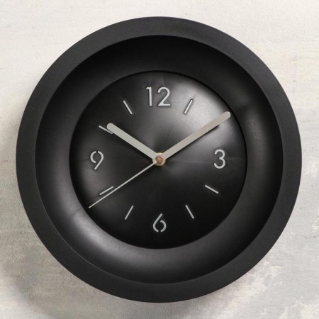 Wall clock, series: classic, smooth move, d = 25.4 cm, without glass