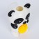 A set of bath toys "Panda and Flower", 3 objects, on suction cup