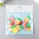 Decor for creativity rubber "strawberries and lemon" set 16 pcs mix 3.5x2.5 cm