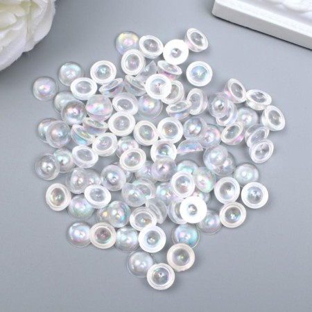 Decor for creativity Plastic "Half -Pesterpower" Set of 90 pcs 1x1x0.5 cm-1