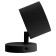 The lamp is wall-flowing Feron ML211, IP20, GX53, 15 W, 80x80x75 mm, black color