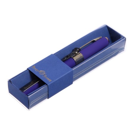 Ballic handle, 0.5 mm, Bruno visconti monaco, blue rod, blue-violet case, in case