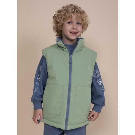 Vest for boys, height 146 cm, jeans color-7
