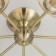 Ceiling chandelier CITILUX “Tommy” CL102173, 66.5x66.5x26 cm, 7x40W, E14, brown color